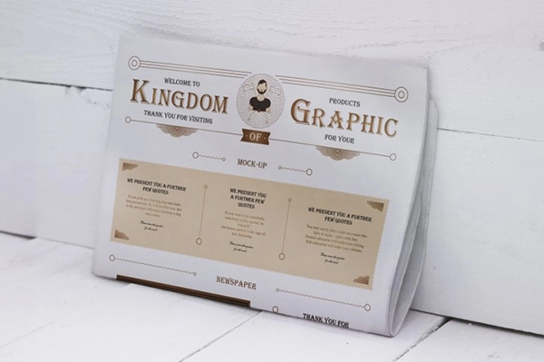 Mock-Up newspaper Vol.2