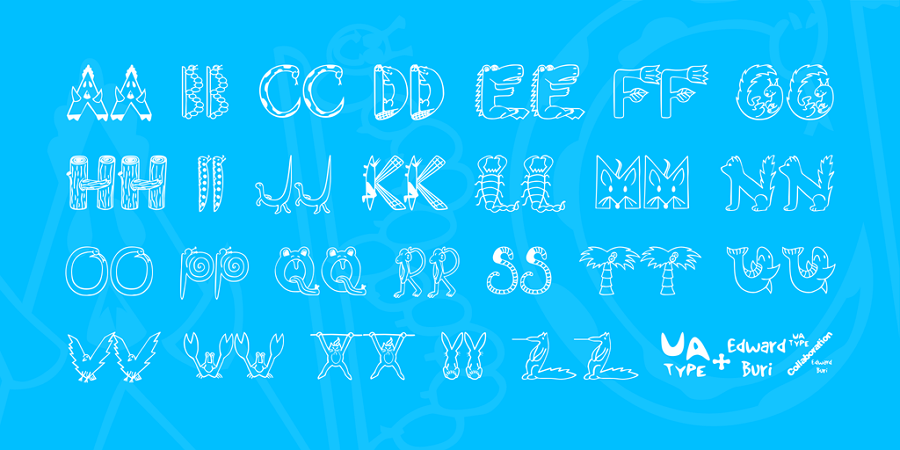Бесплатный шрифт EDB Wild Things Fun