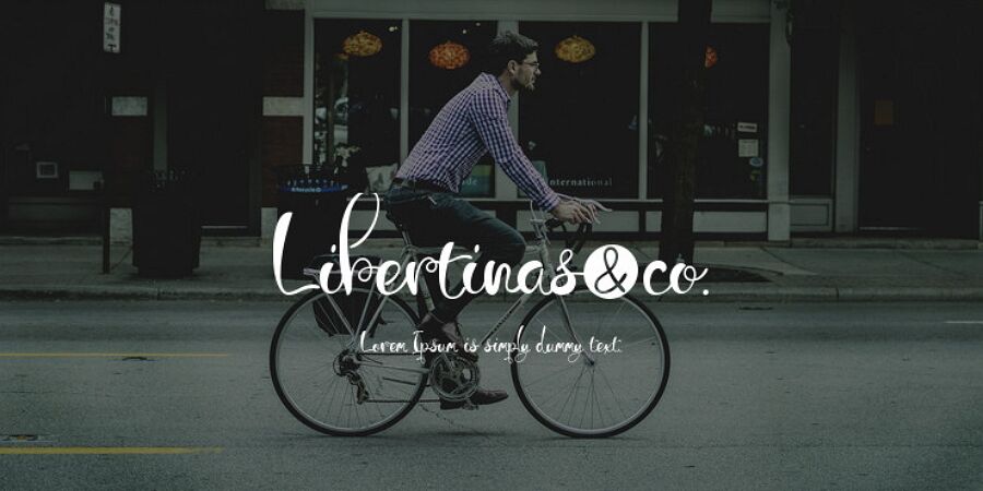 Бесплатный шрифт Libertinas