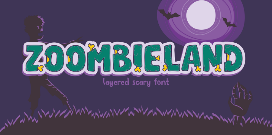 Бесплатный шрифт Zoombieland