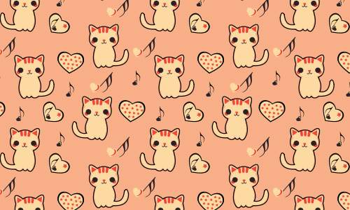Котенок кот бесплатно музыкальный повтор бесшовный фон