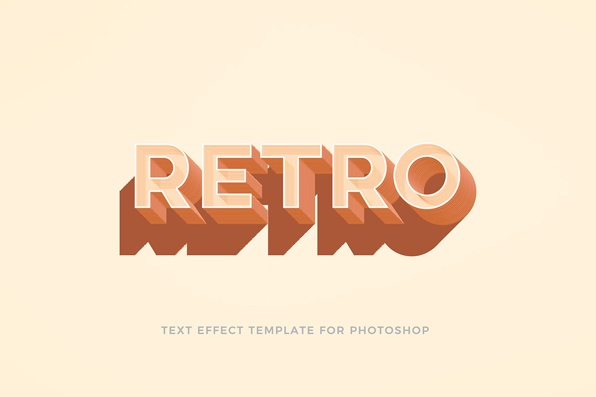 Free Retro Text Effect