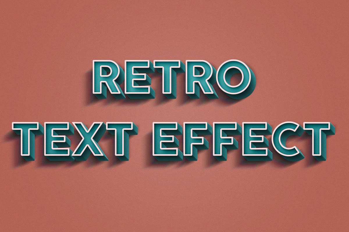 Free Retro Text Effect