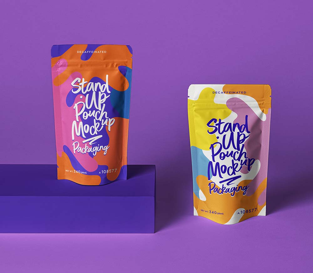 Free Pouch Packaging Mockup