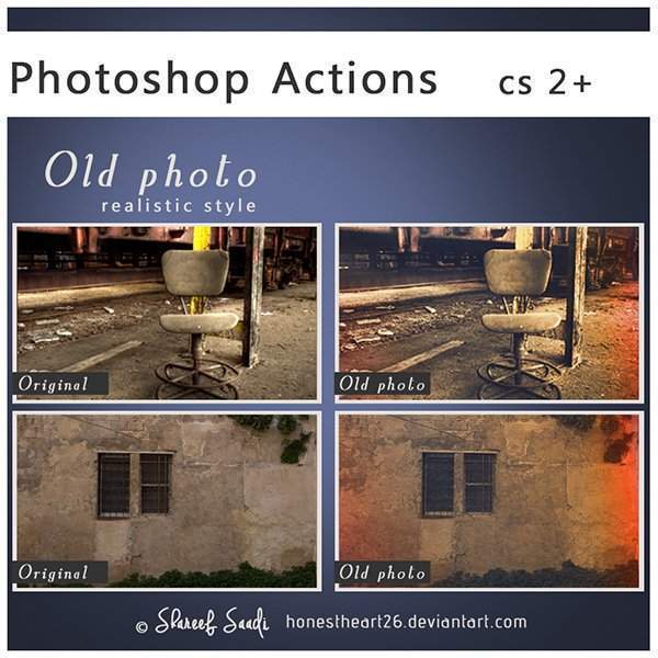 Old Photo PS action