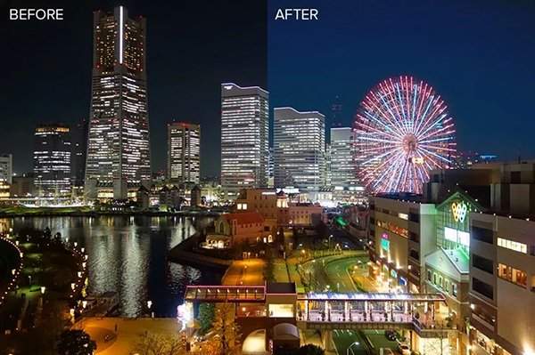 Turn Night Photos into Twilight Photos (Lite)